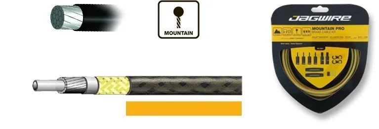 Комплект тормозных тросов и оплеток Jagwire Mountain Pro Brake цена Комплект тормозных тросов и оплеток Jagwire Mountain Pro Brake фото