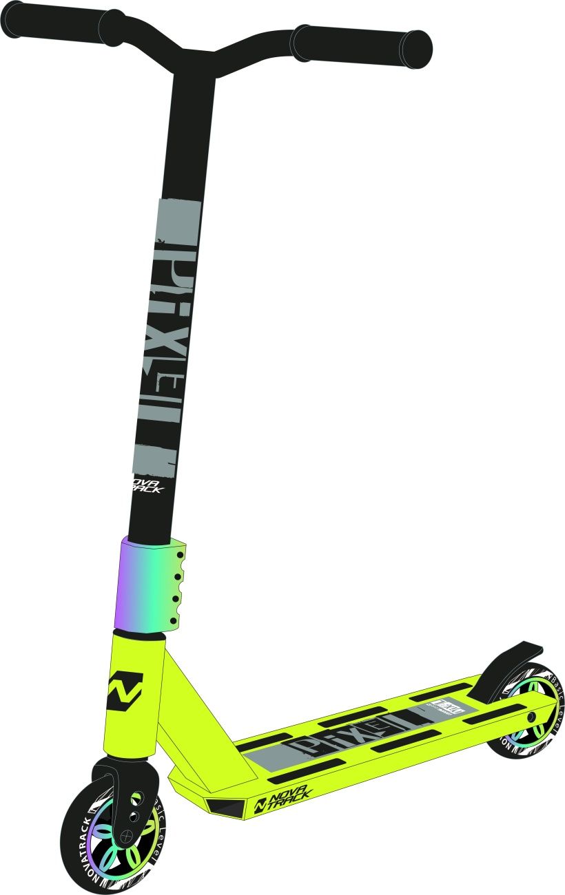 Трюковый самокат Самокат экстремальный Novatrack Pixel 110 Pro BL (2020) цена Трюковый самокат Самокат экстремальный Novatrack Pixel 110 Pro BL (2020) фото
