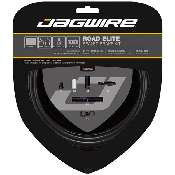 Набор тросов и оплеток тормоза Jagwire Road Elite цена 4790 Набор тросов и оплеток тормоза Jagwire Road Elite фото