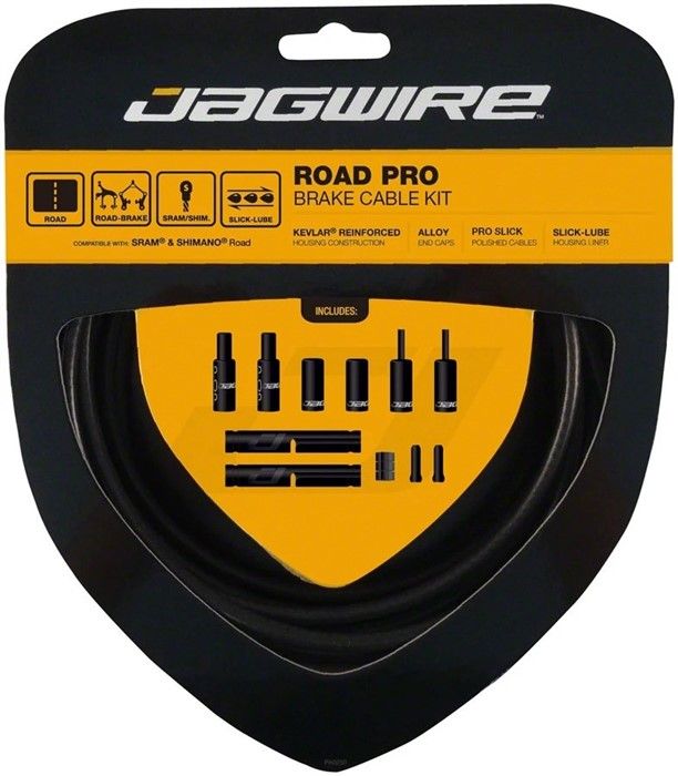 Набор тросов и оплеток тормоза Jagwire Road Pro - изображение, фото | AlienBike
