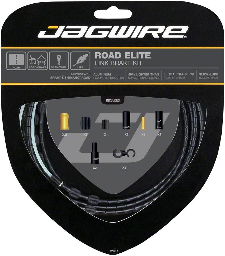 Комплект тросов и оплеток тормоза Jagwire Road Elite Link цена Комплект тросов и оплеток тормоза Jagwire Road Elite Link фото